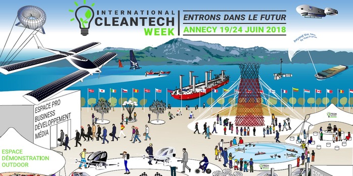LInternational CleanTech Week se droulera du 19 au 24 juin  Annecy