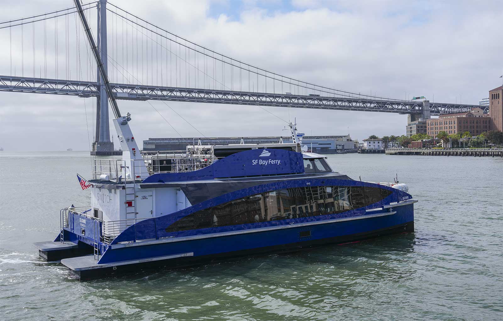 A San Francisco, le ferry  hydrogne Sea Change entre en service