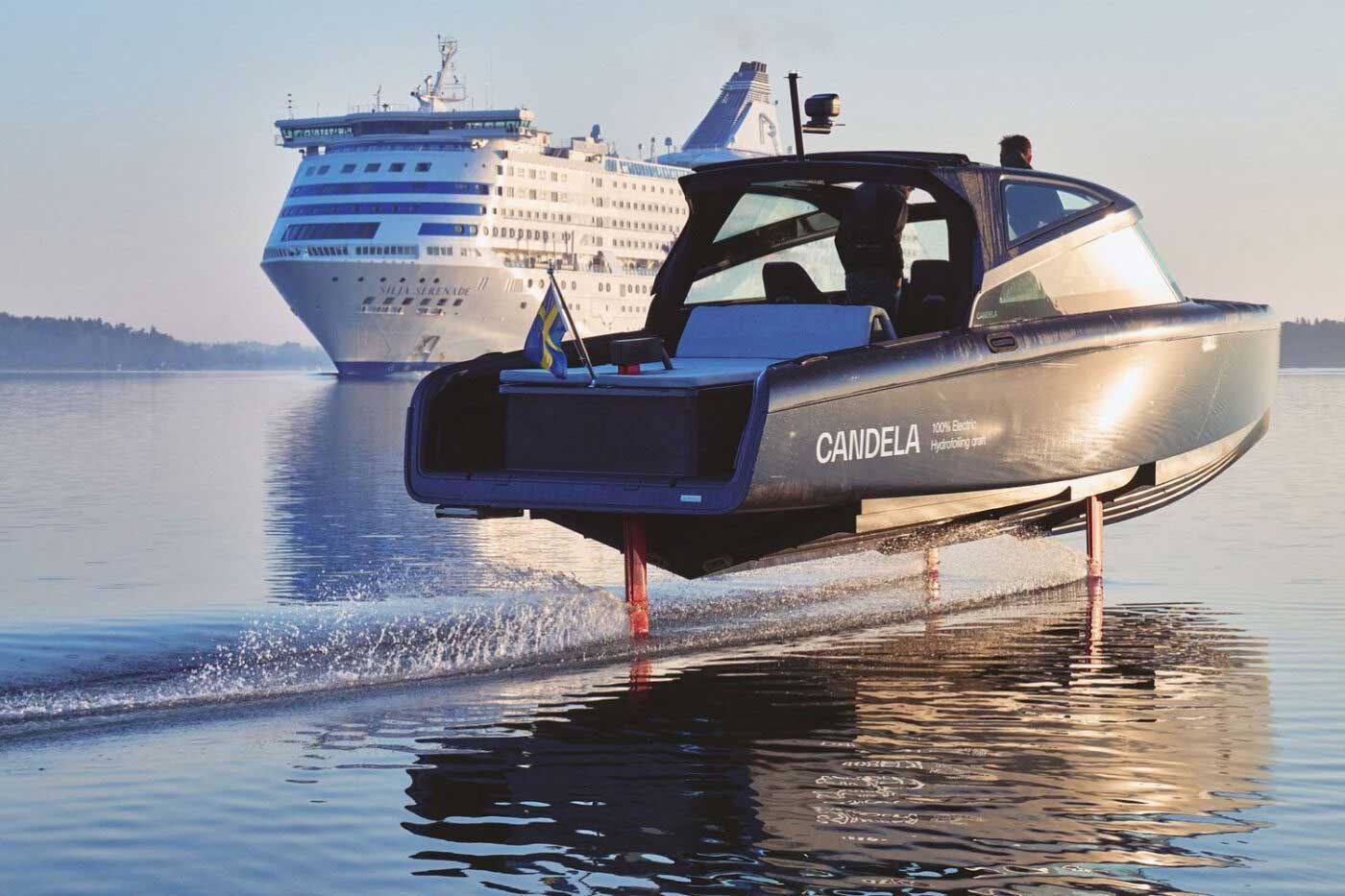 ​En traversant la mer Baltique, le bateau lectrique de Candela tablit un nouveau record